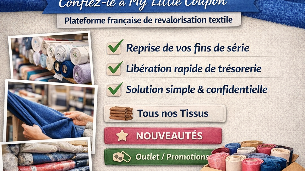 Rachat de stock tissu - My Little Coupon