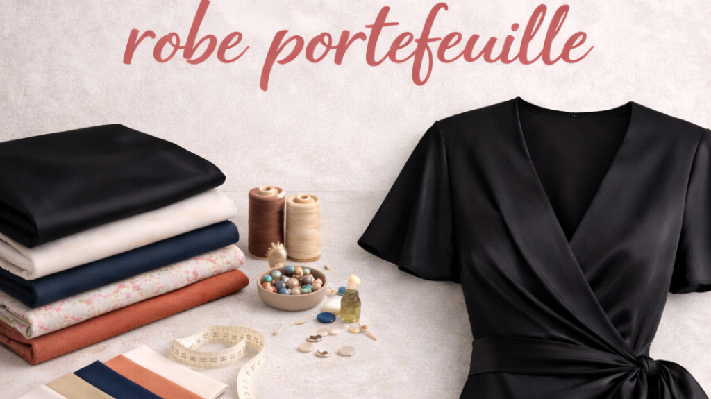 comment choisir une robe portefeuille tissu couture - My Little Coupon