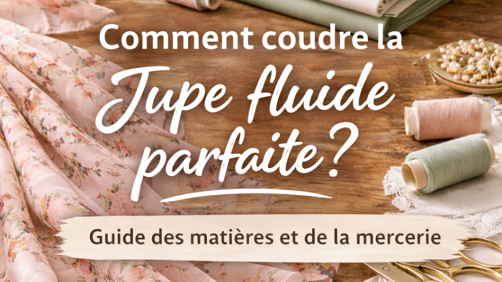Comment coudre la jupe fluide parfaite ? Guide des matières et de la mercerie