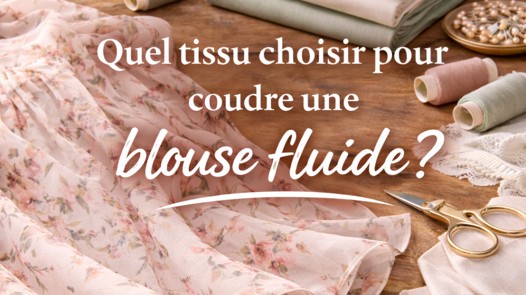 tissu blouse fluide couture qualité - My Little Coupon