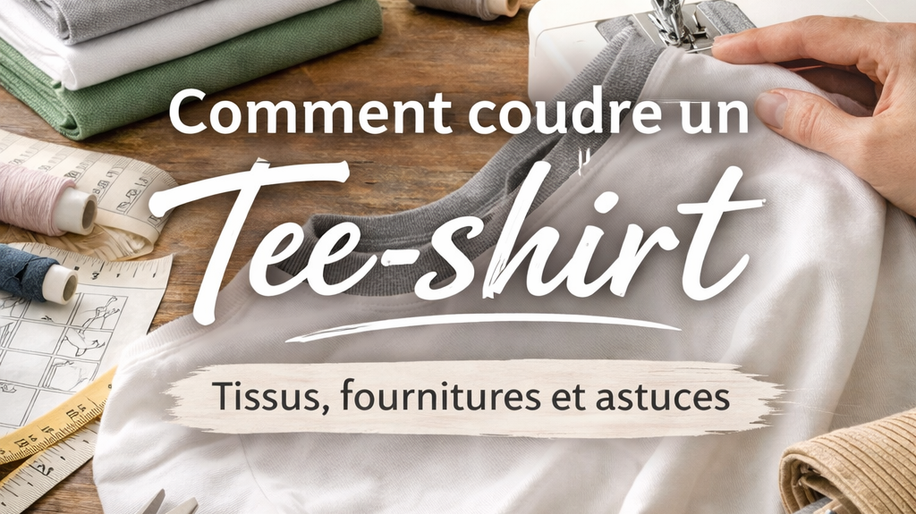 comment coudre un tee-shirt, tissus jersey, couture - My Little Coupon