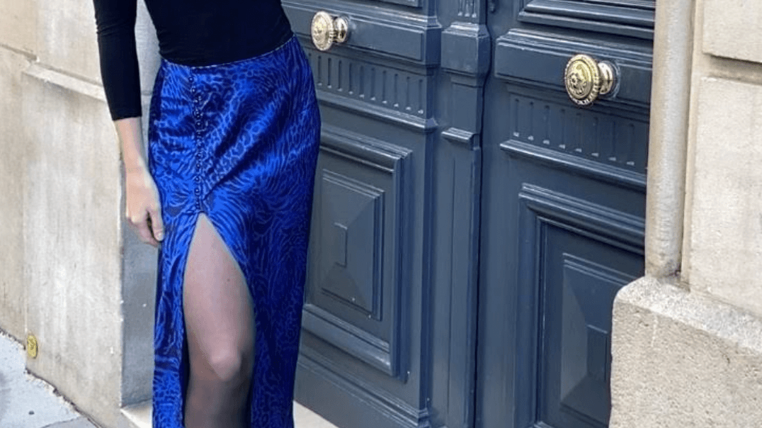 Coudre la Jupe Imen de Cha'Coud dans un superbe tissu tigré My Little Coupon - My Little Coupon