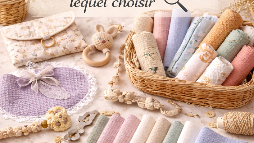 guide choix tissu couture accessoire bébé - My Little Coupon