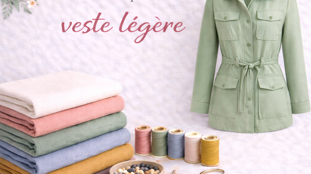 guide choix tissu veste légère couture - My Little Coupon