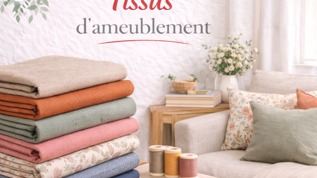 Quel tissu choisir pour débuter la couture d'ameublement ?