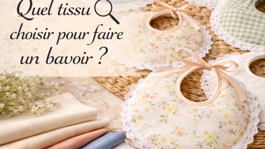 Quel tissu choisir pour coudre le bavoir bébé idéal ?