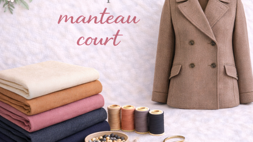 guide choix tissu couture manteau court - My Little Coupon