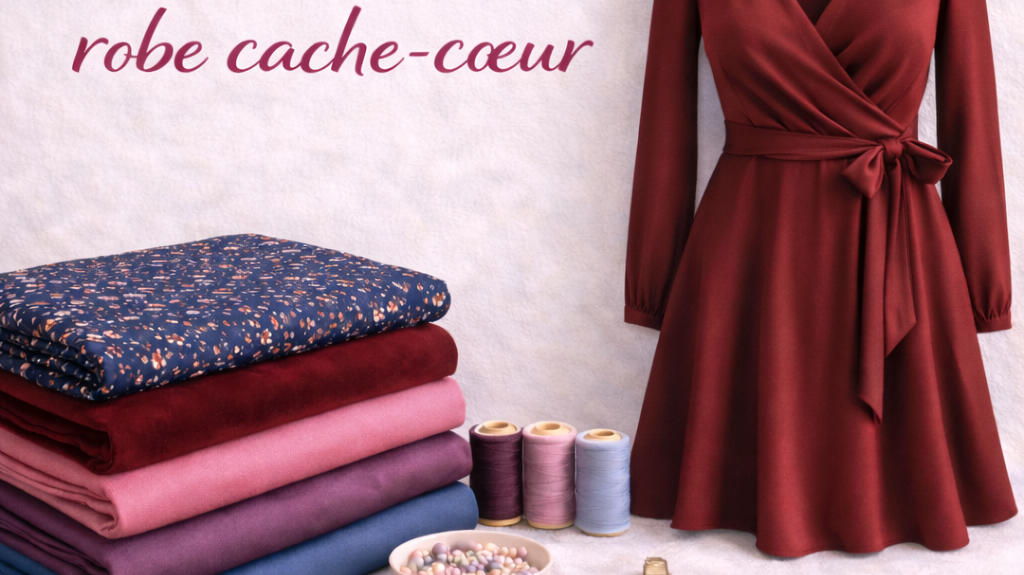 comment coudre une robe cache coeur tissu couture - My Little Coupon