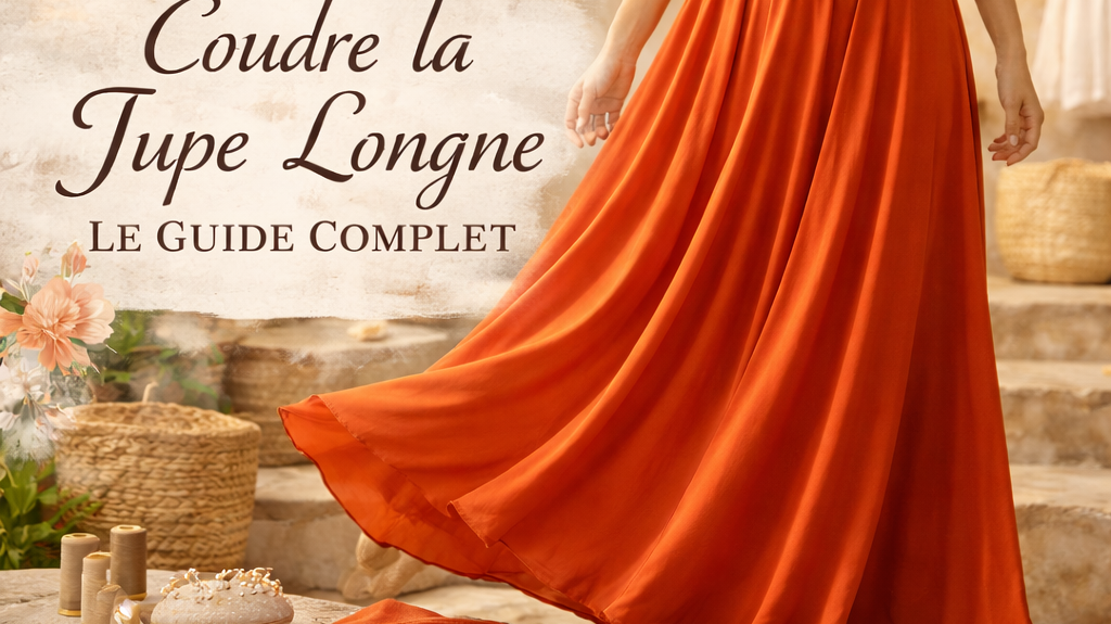 tissu couture qualité jupe longue - My Little Coupon