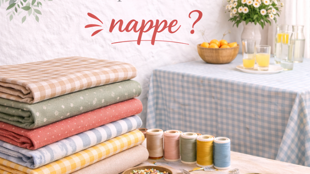 quel tissu pour une nappe couture - My Little Coupon