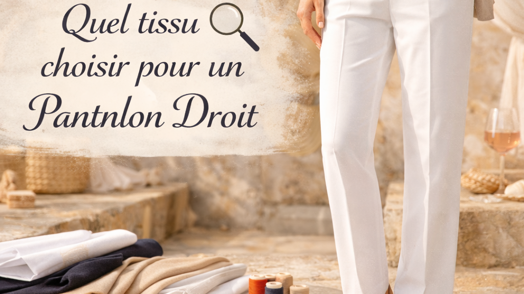 guide choix tissu couture pantalon droit - My Little Coupon