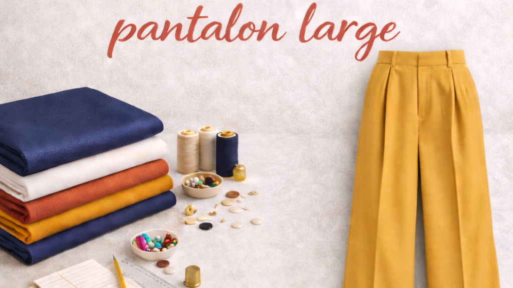 guide choix tissu pantalon large couture - My Little Coupon