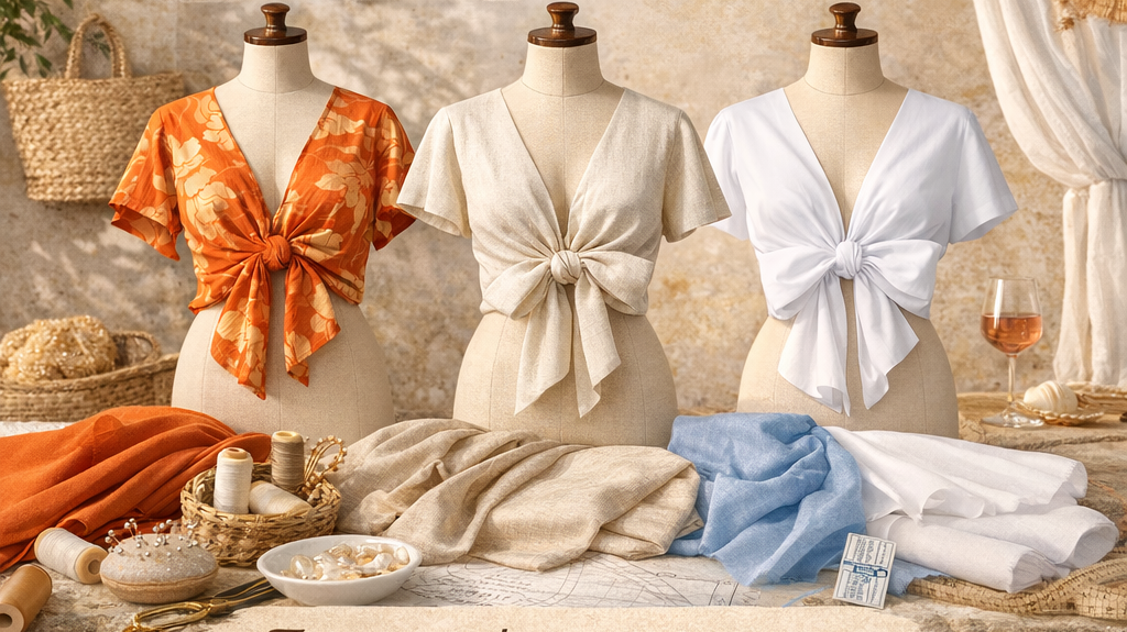 guide choix tissu couture top noué qualité - My Little Coupon