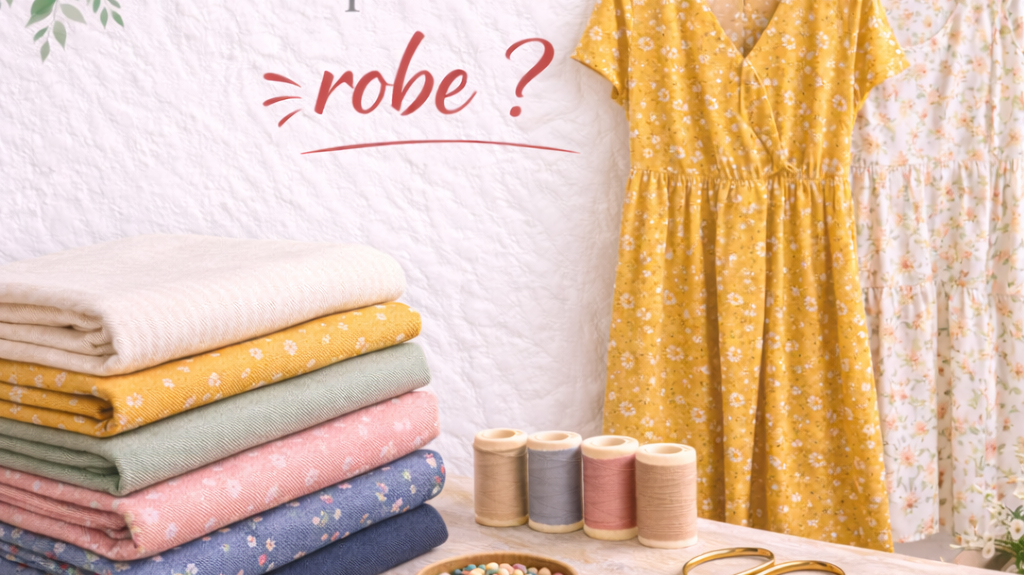 Quel tissu choisir pour coudre la robe