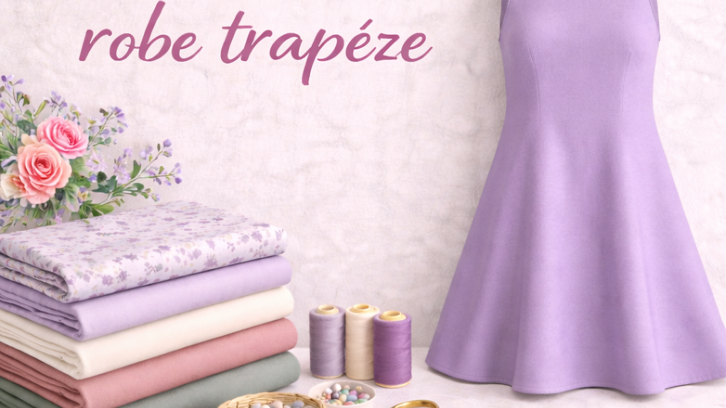 tissu robe trapeze couture - My Little Coupon