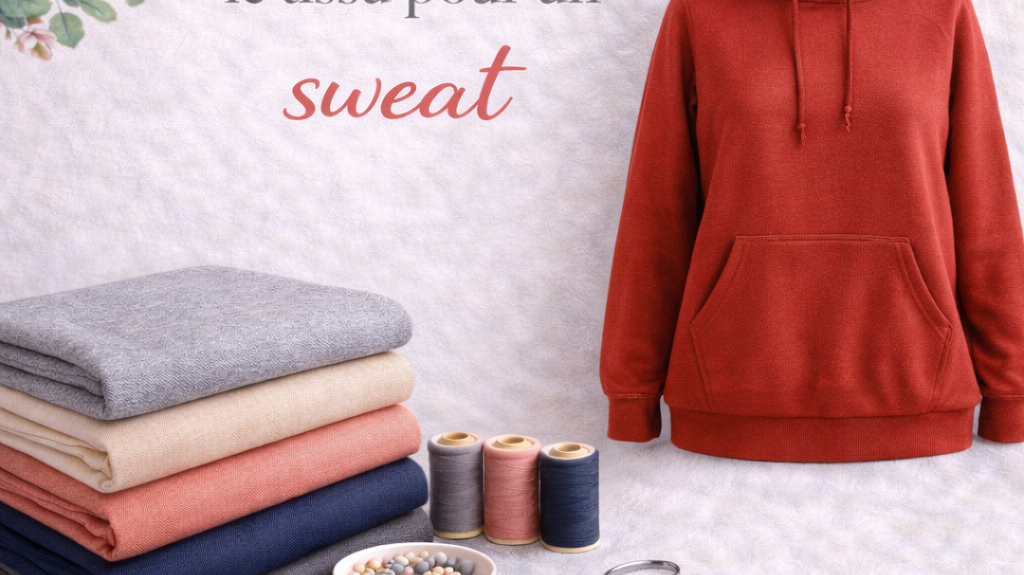guide choix couture tissu sweat - My Little Coupon
