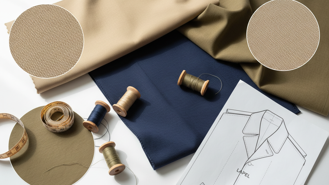 Quel tissu choisir pour coudre un trench parfait ?