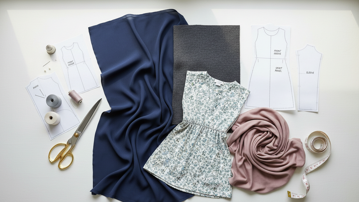 Quel tissu choisir pour coudre une robe patineuse inoubliable ?