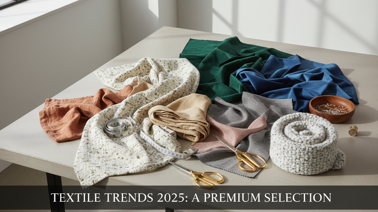 Tendances textiles 2025 : les matières qui font la mode cette année
