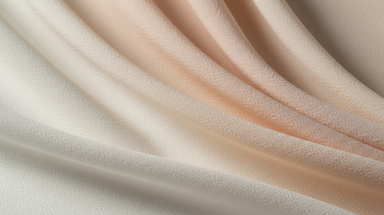 Tissu crêpe : légèreté, drapé et sophistication pour vos créations