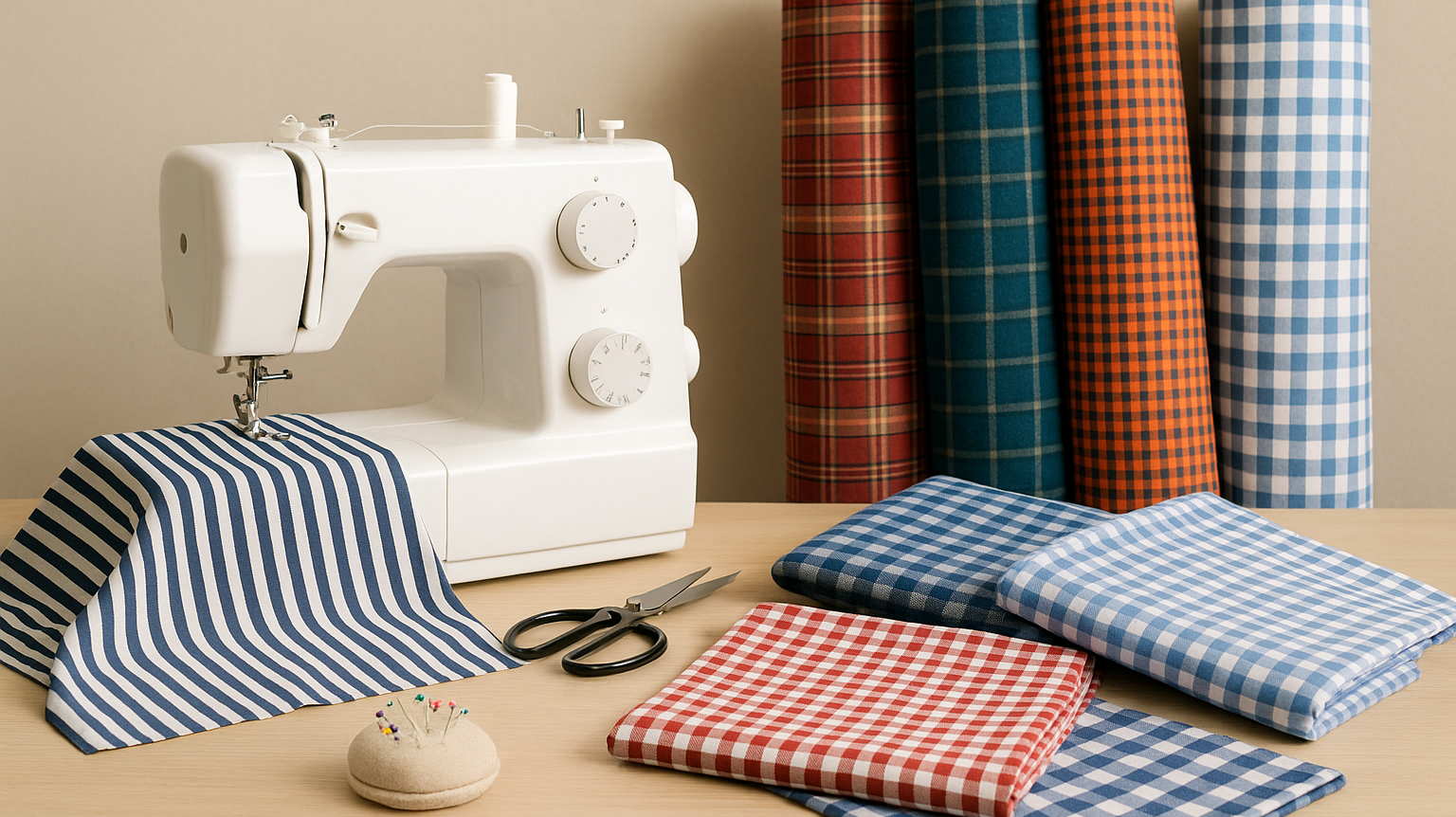 Tissus rayures et carreaux : guide couture, inspirations et idées de projets | My Little Coupon