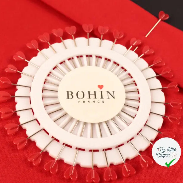 30 EPINGLES COEUR 38MM - My Little Coupon