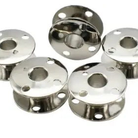 5 CANETTES BOMBÉES POUR MACHINE A COUDRE EN ACIER - My Little Coupon