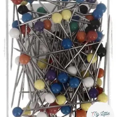 80 ÉPINGLES TÊTE VERRE 0,60*0,30MM - My Little Coupon