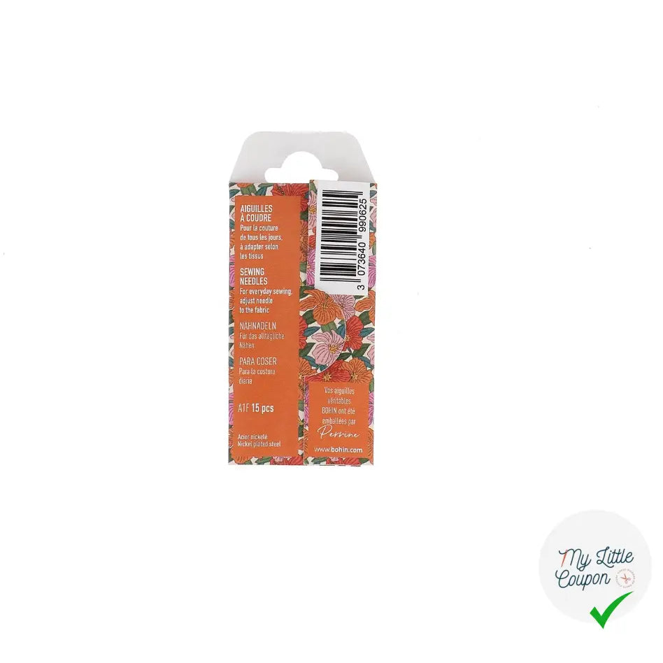 AIGUILLE A COUDRE BLOSSOM 3/9 ORANGE - My Little Coupon
