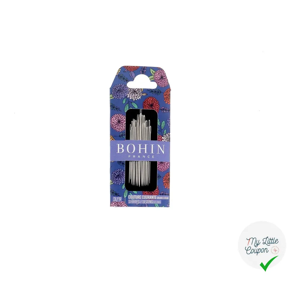 AIGUILLES A COUDRE BLOSSOM 3/9 BLEU - My Little Coupon