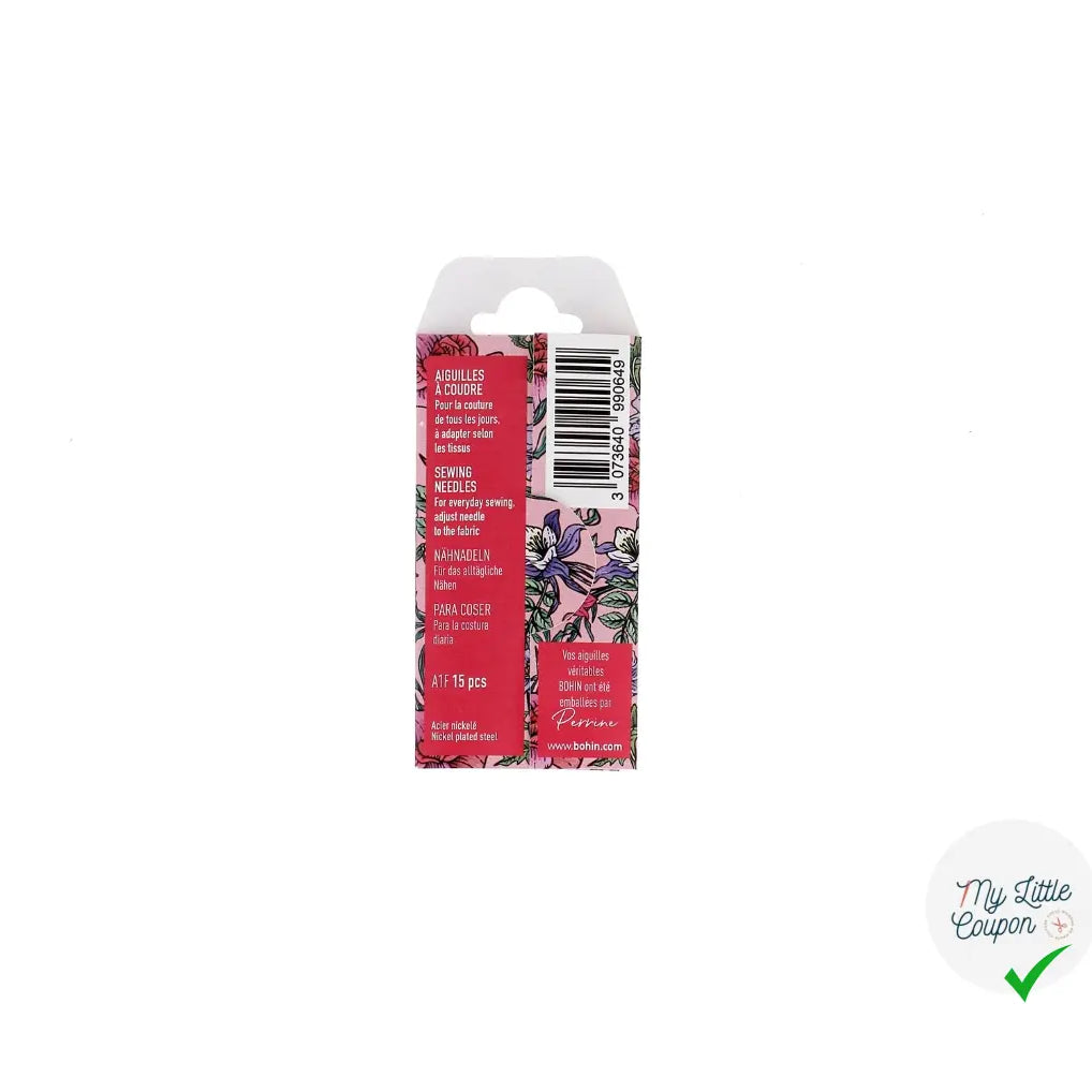 AIGUILLES À COUDRE BLOSSOM 3/9 ROSE - My Little Coupon