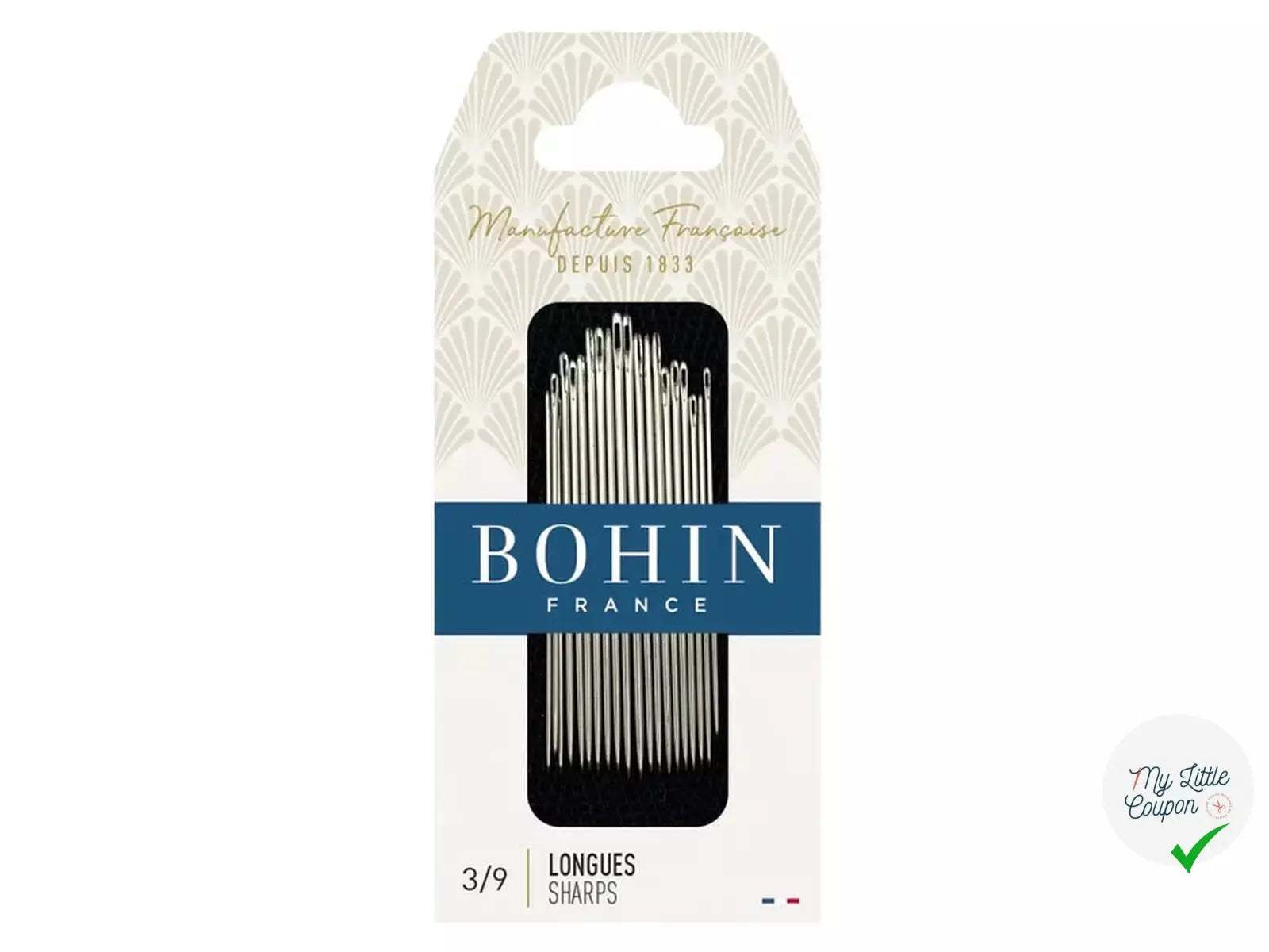 AIGUILLES A COUDRE LONGUES N°3 A 9 MLC INTERN