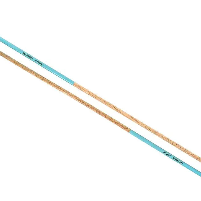 AIGUILLES À TRICOTER EN BOIS DE MANGUIER 40CM ROUGE - My Little Coupon