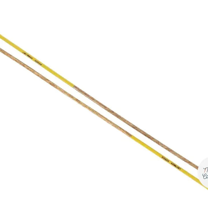 AIGUILLES À TRICOTER EN BOIS DE MANGUIER 40CM ROUGE - My Little Coupon