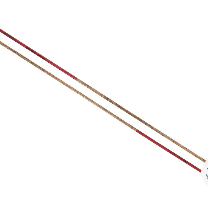 AIGUILLES À TRICOTER EN BOIS DE MANGUIER 40CM ROUGE - My Little Coupon