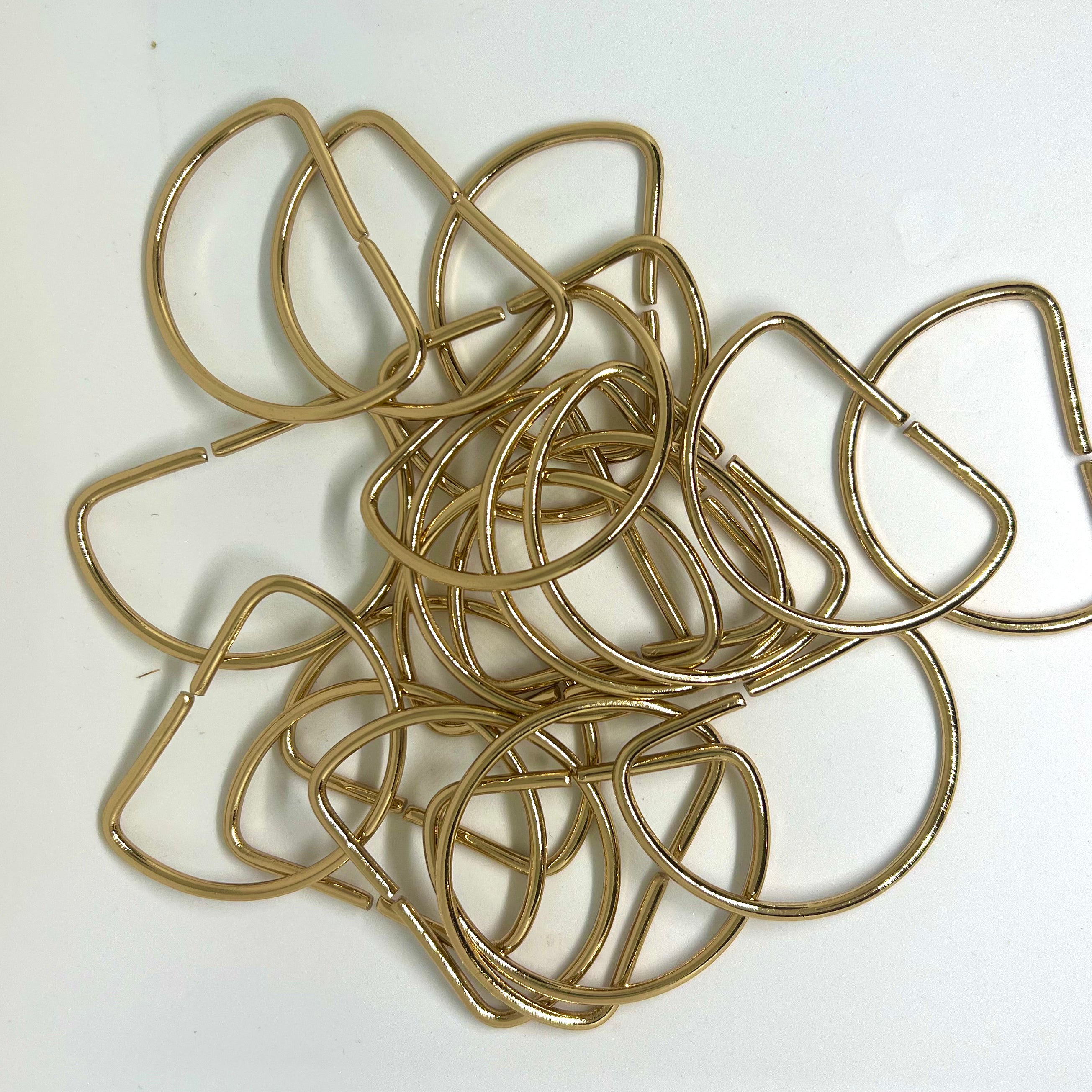 ANNEAU DEMI CERCLE DORÉ - My Little Coupon