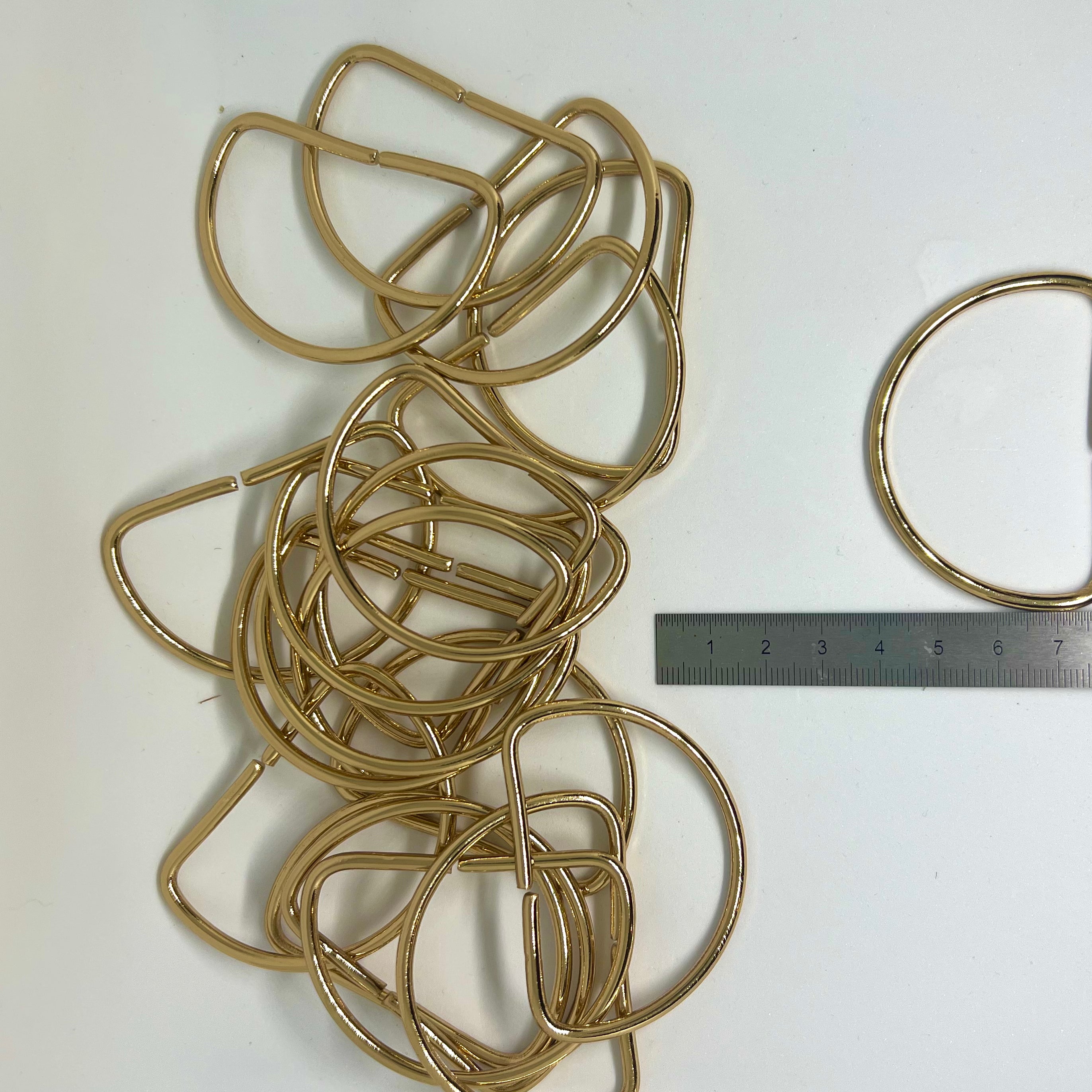 ANNEAU DEMI CERCLE DORÉ - My Little Coupon