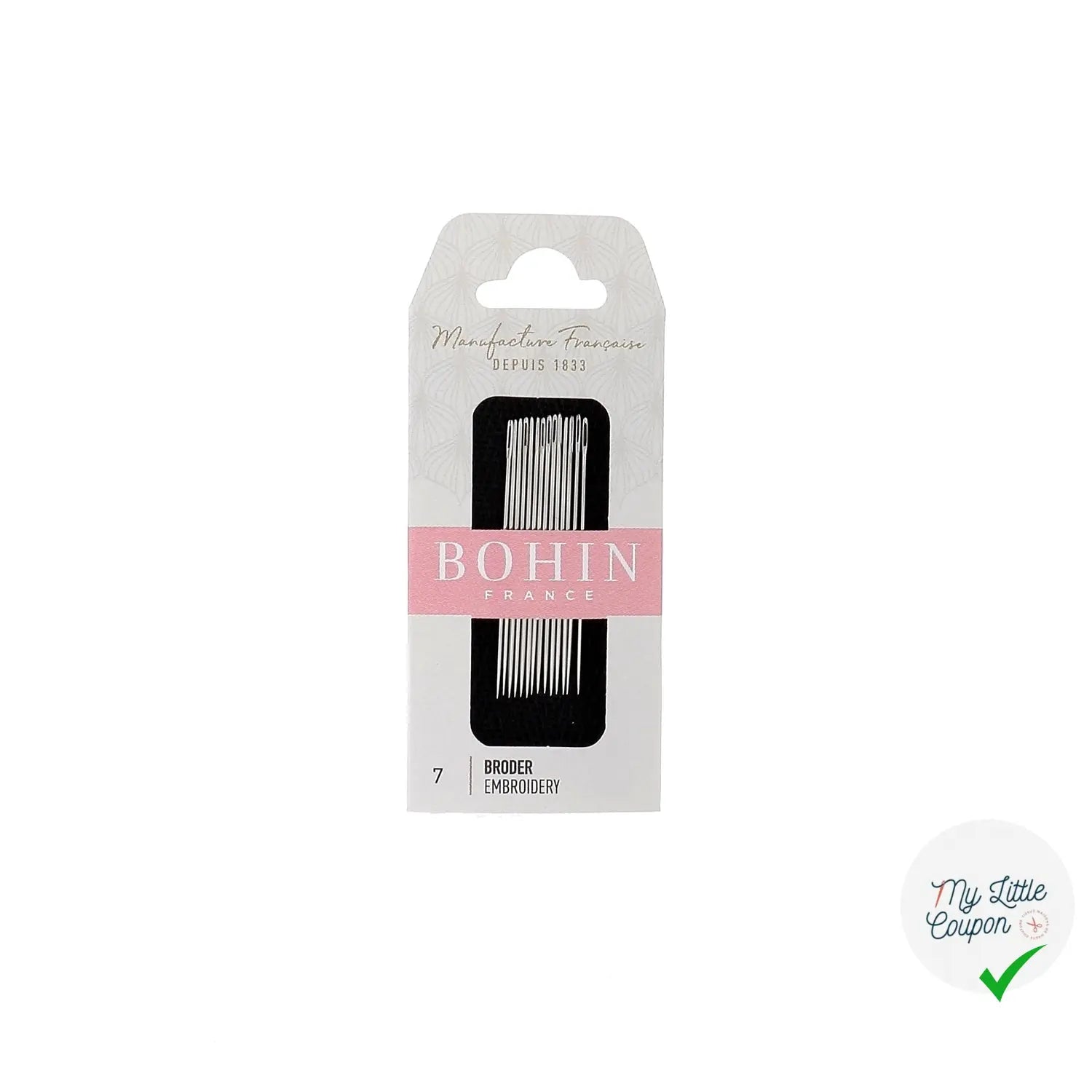 Aiguilles à broder N°7 - My Little Coupon