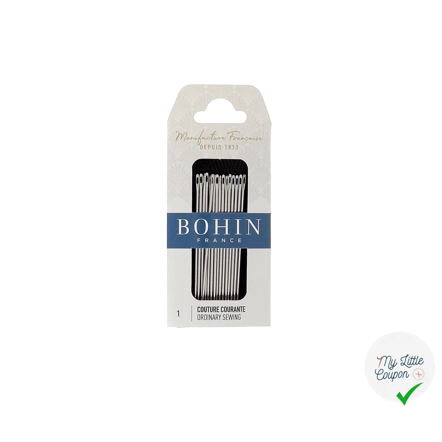 Aiguilles de couture courante N°1 - My Little Coupon