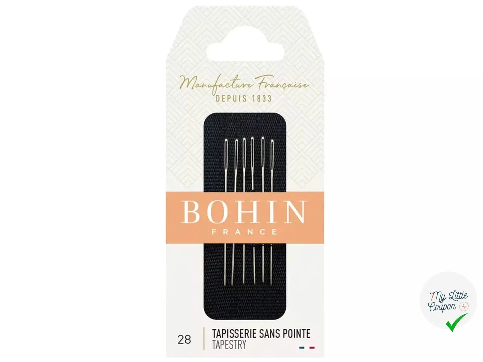 Aiguilles pour point de croix N°28 - My Little Coupon