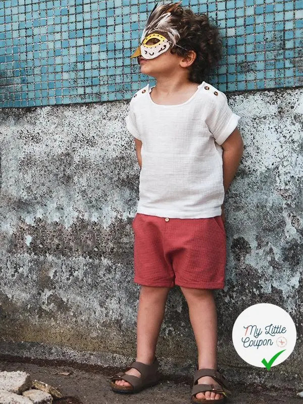 Alouette la blouse mixte | Du 6 mois au 4 ans OU du 4 au 12 ans | Marmaï Patterns - My Little Coupon - tissu - coudre