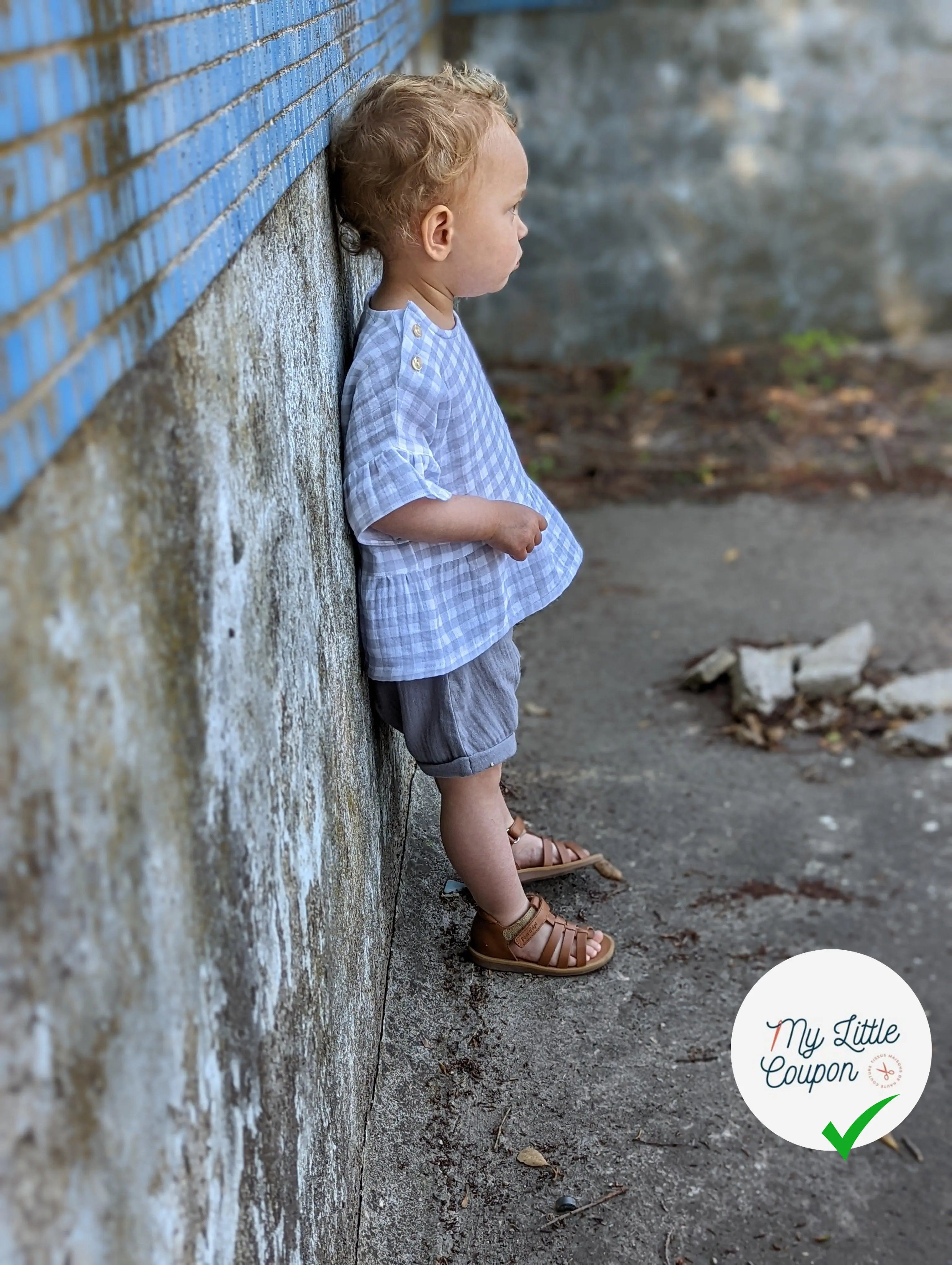 Alouette la blouse mixte | Du 6 mois au 4 ans OU du 4 au 12 ans | Marmaï Patterns - My Little Coupon - tissu - coudre