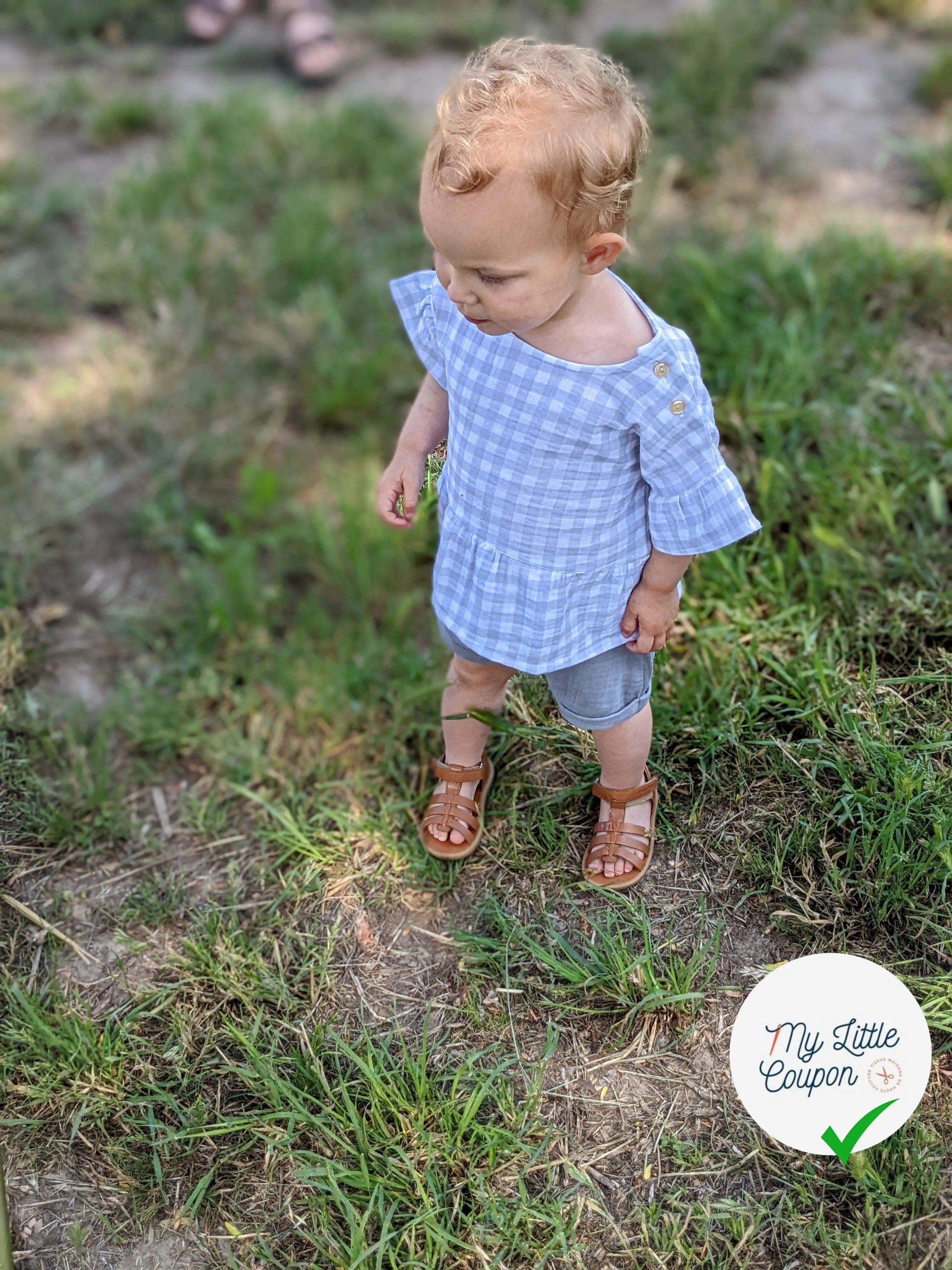 Alouette la blouse mixte | Du 6 mois au 4 ans OU du 4 au 12 ans | Marmaï Patterns - My Little Coupon - tissu - coudre