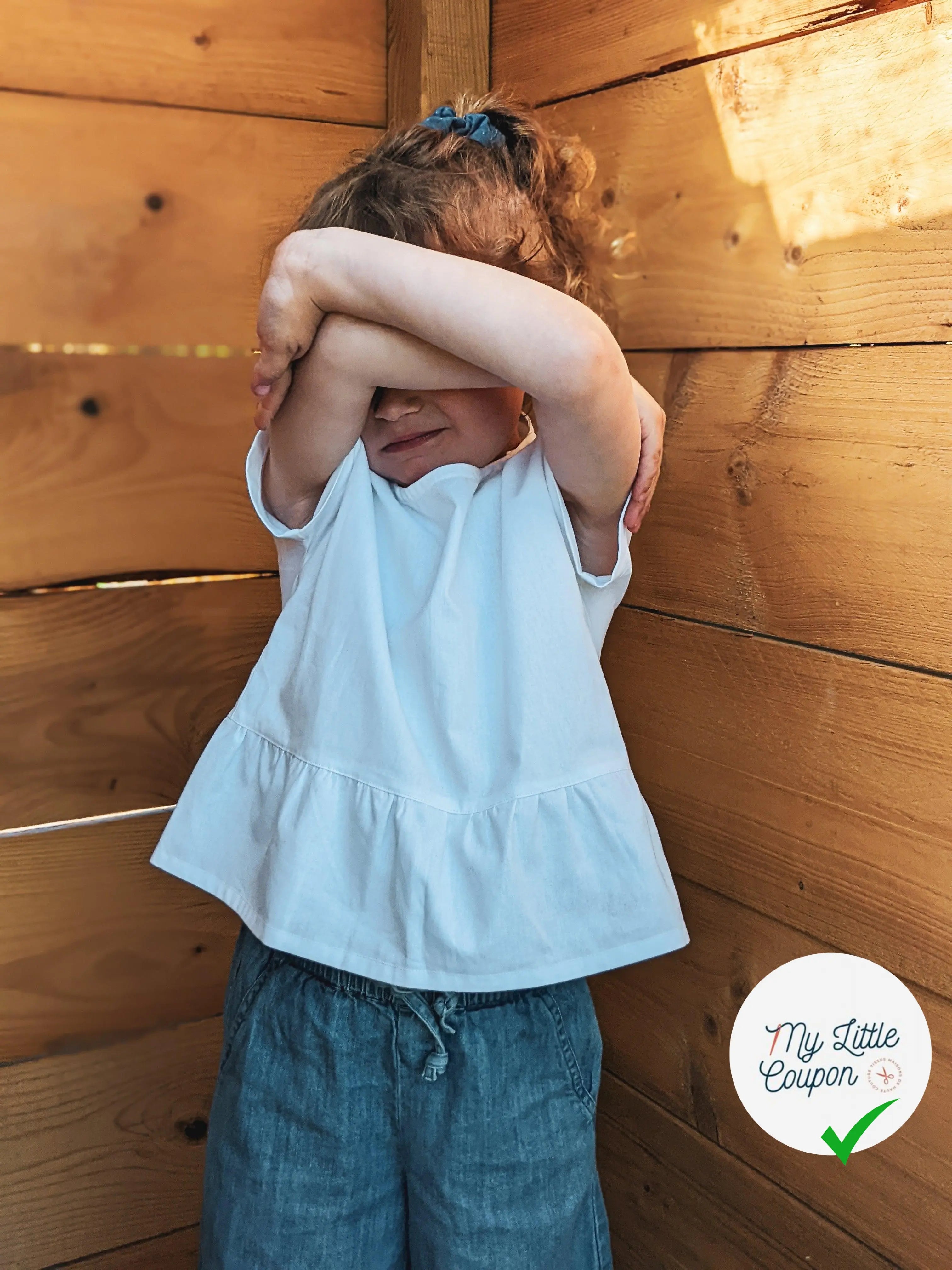 Alouette la blouse mixte | Du 6 mois au 4 ans OU du 4 au 12 ans | Marmaï Patterns - My Little Coupon - tissu - coudre