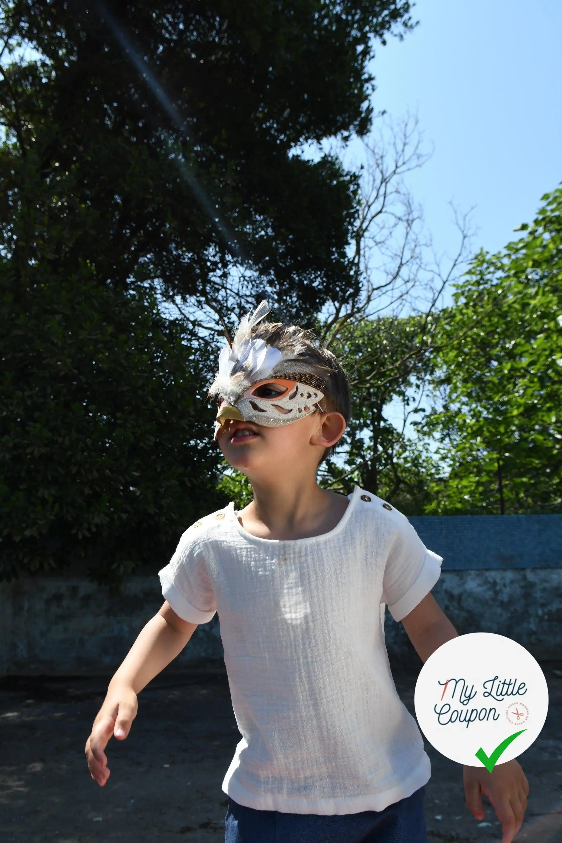 Alouette la blouse mixte | Du 6 mois au 4 ans OU du 4 au 12 ans | Marmaï Patterns - My Little Coupon - tissu - coudre