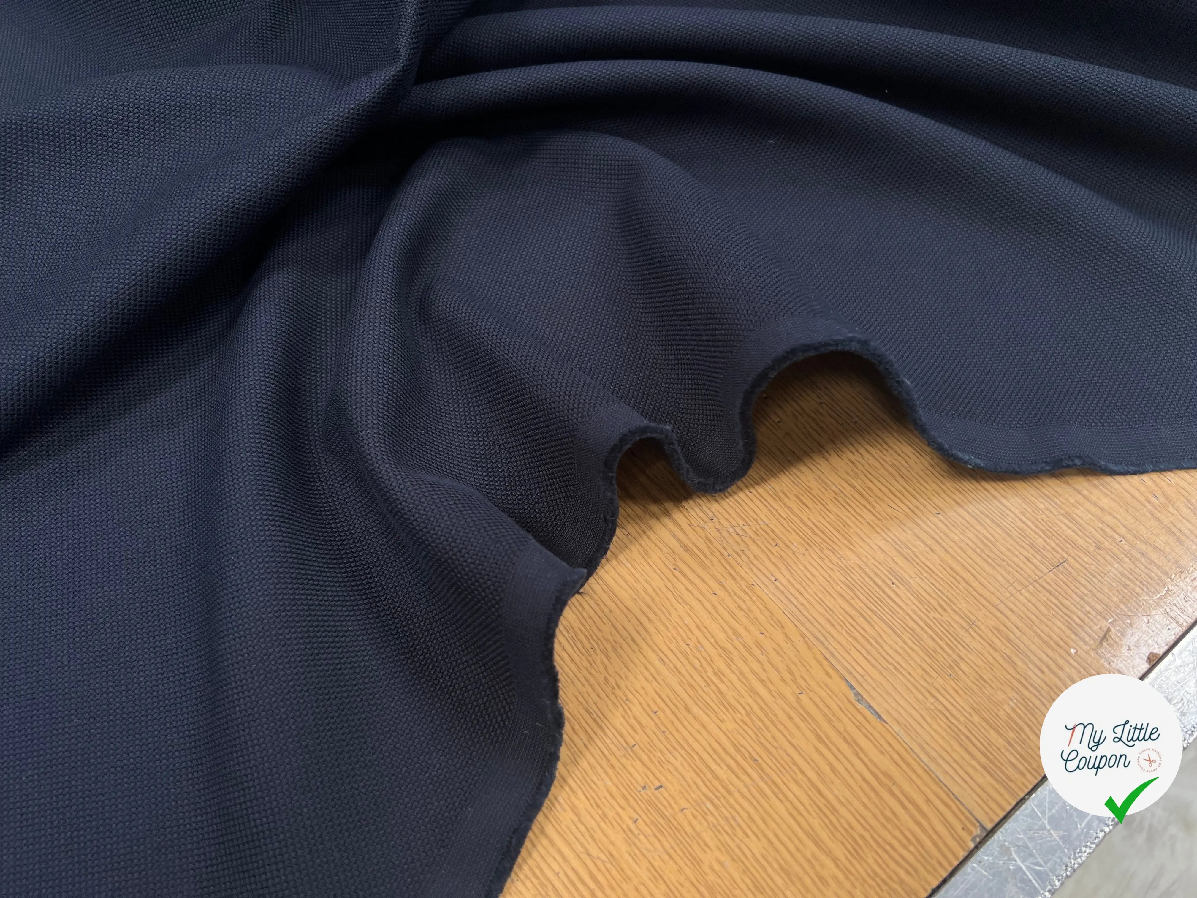 BACHETTE COTON NATTÉ BLEU MARINE - My Little Coupon