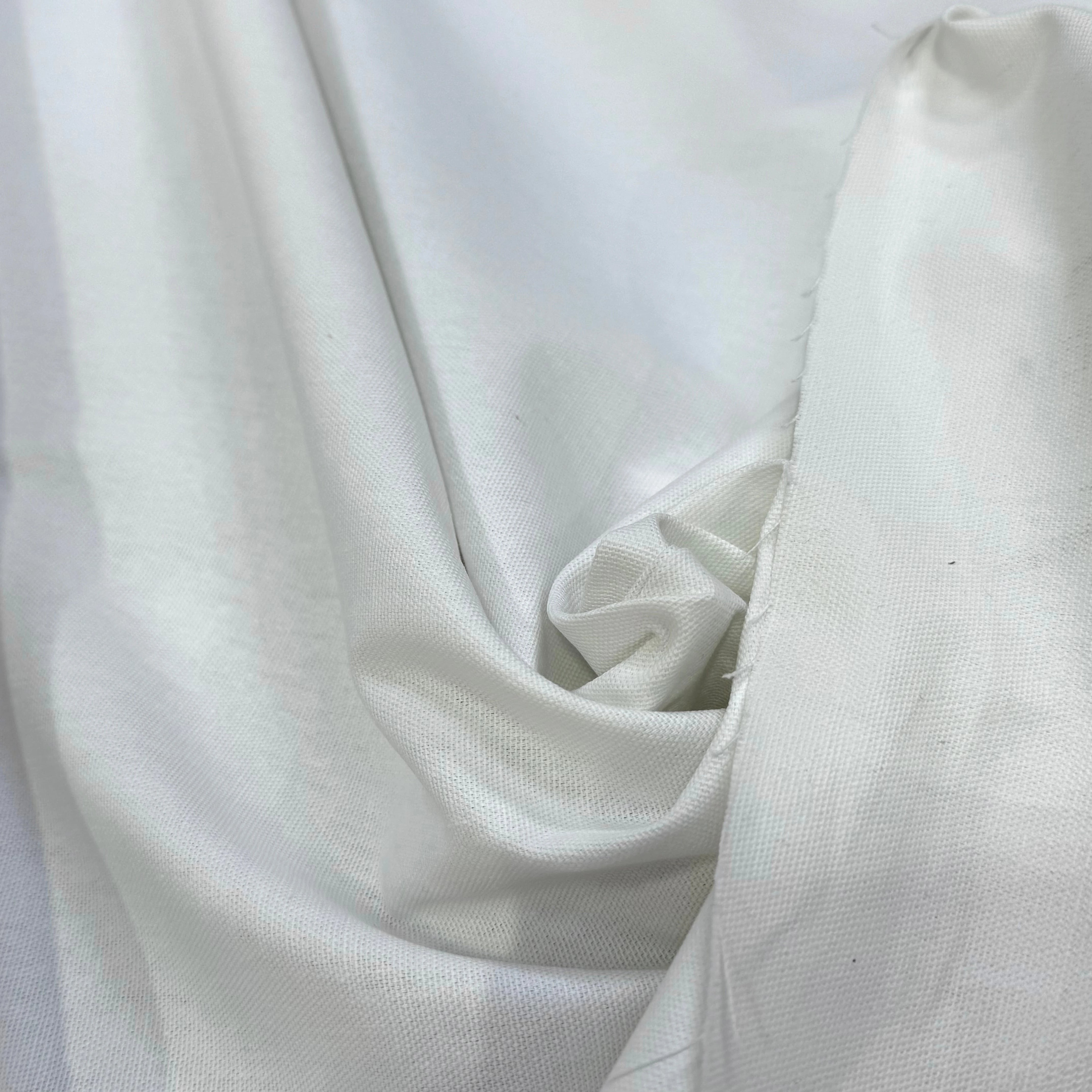 BACHETTE DE COTON GORDON BLANC CASSÉ LAIZE 155 - My Little Coupon