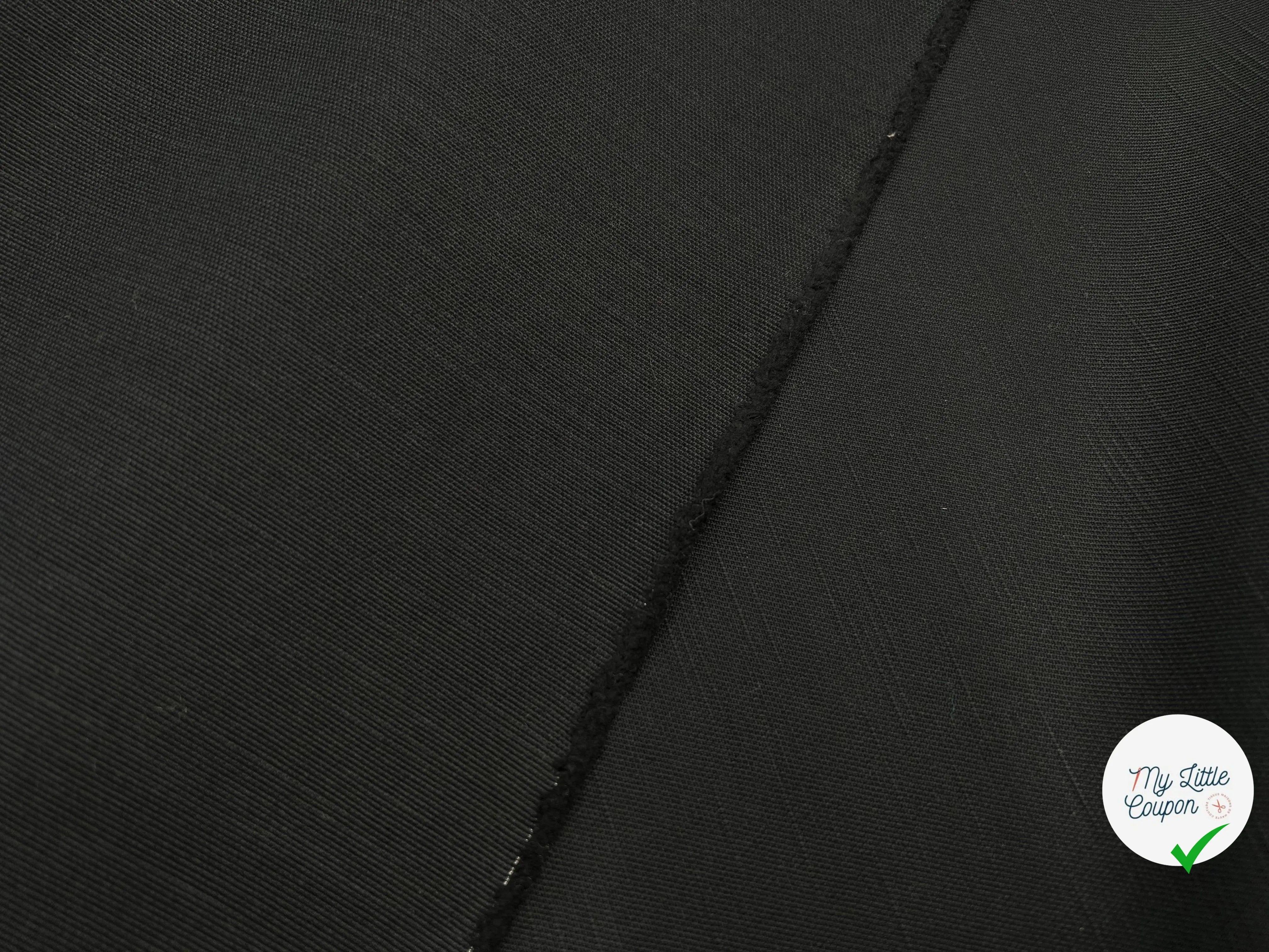 BACHETTE FLAMMÉE LOURDE NOIRE - My Little Coupon - tissu - coudre