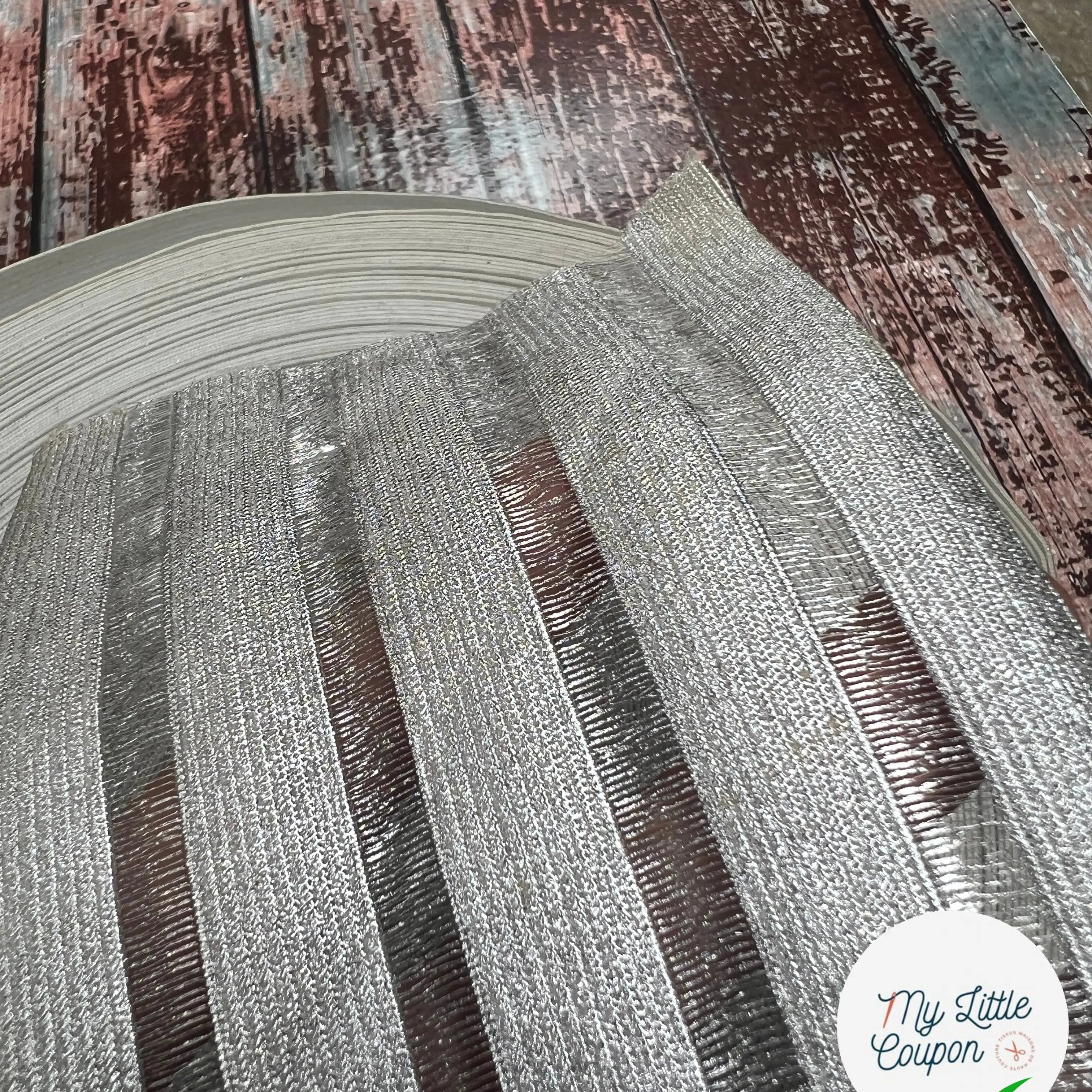 BANDE ÉLASTIQUE FANTAISIE SILVER - My Little Coupon