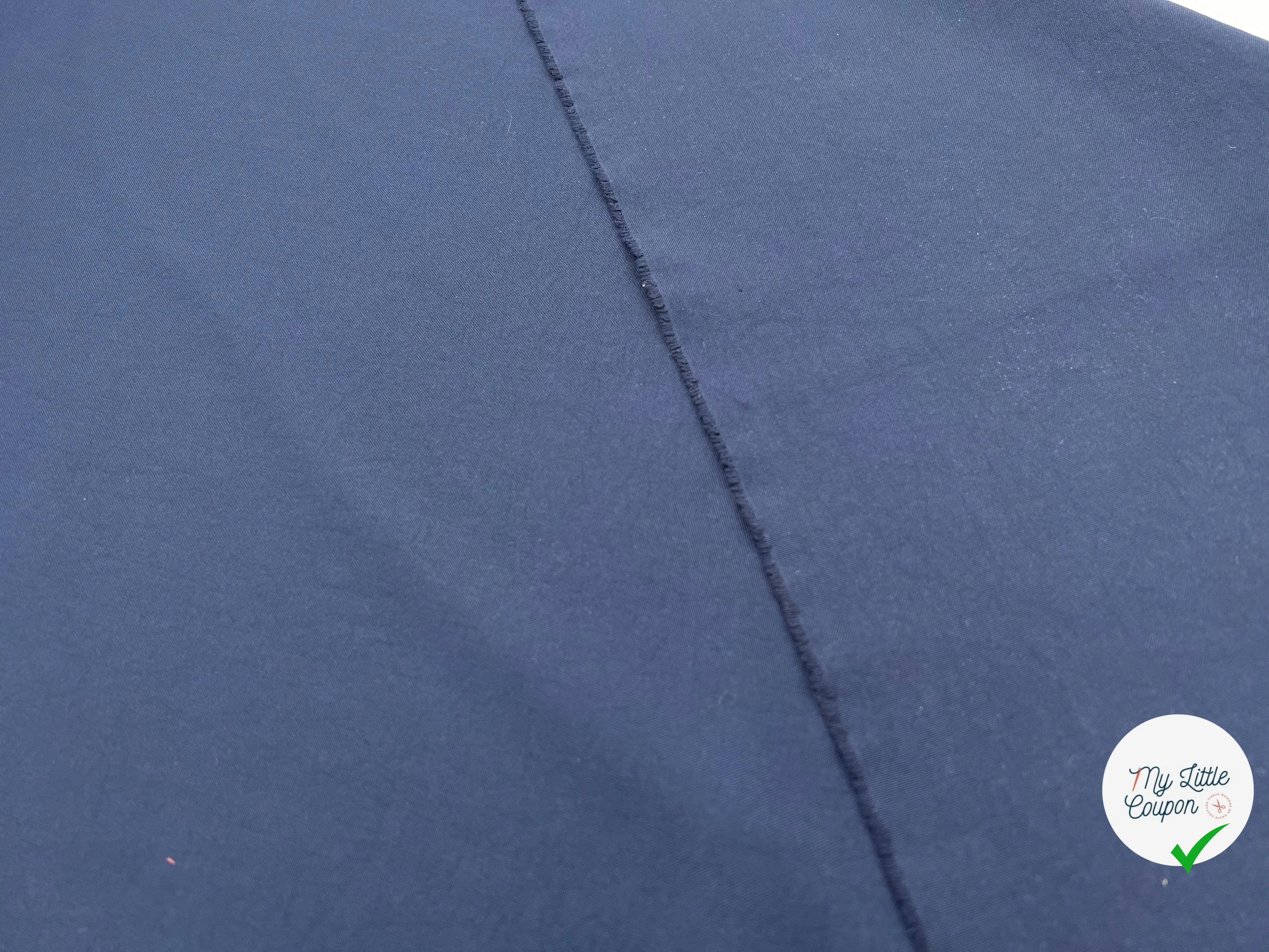 BENGALINE BLEU MARINE - My Little Coupon - tissu - coudre